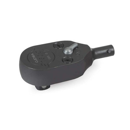Williams Torque Wrench Head, 1/2 Inch Dr, Square Ratcheting, SAE QJD16A